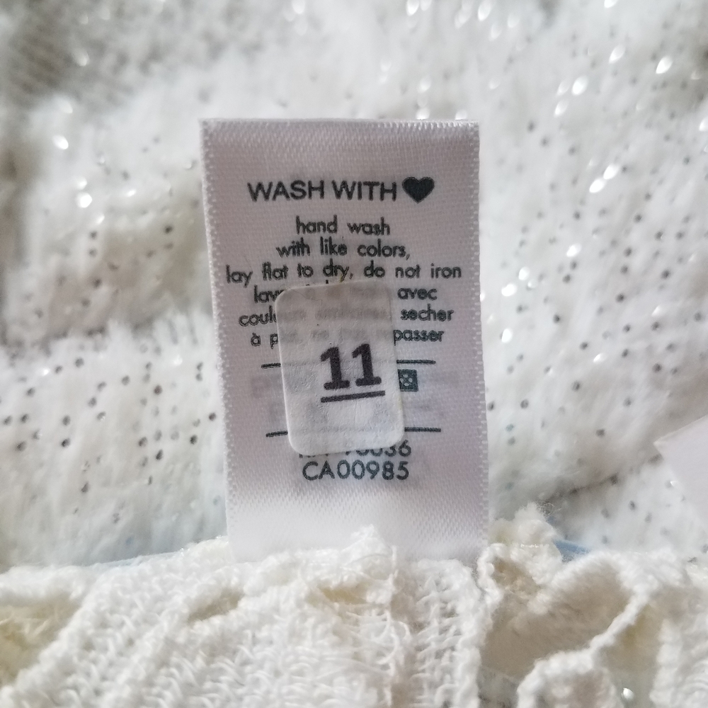 Eberjey Spearhead Sam Shorts Cover-up Crochet White S/M - Picture 12 of 13